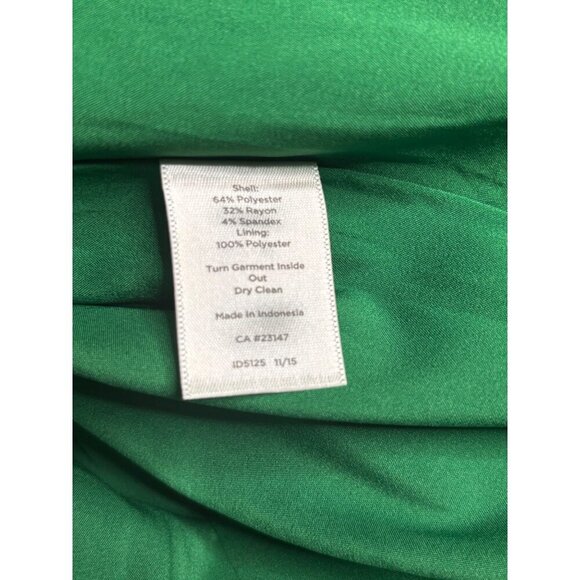 New TAKBOTS Green Textured Sleeveless Sheath Dress Size 12P - Picture 6 of 8